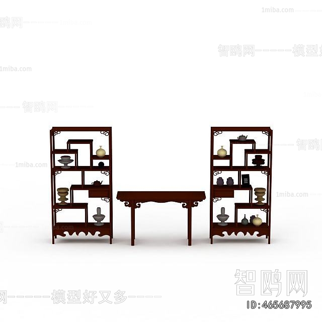 Chinese Style Antique Rack