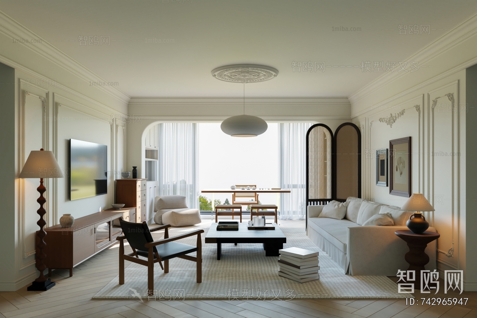 French Style A Living Room