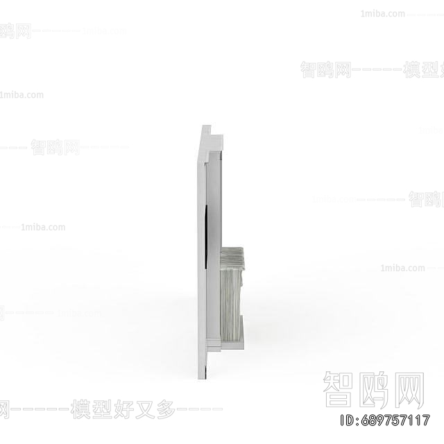 Simple European Style TV Wall