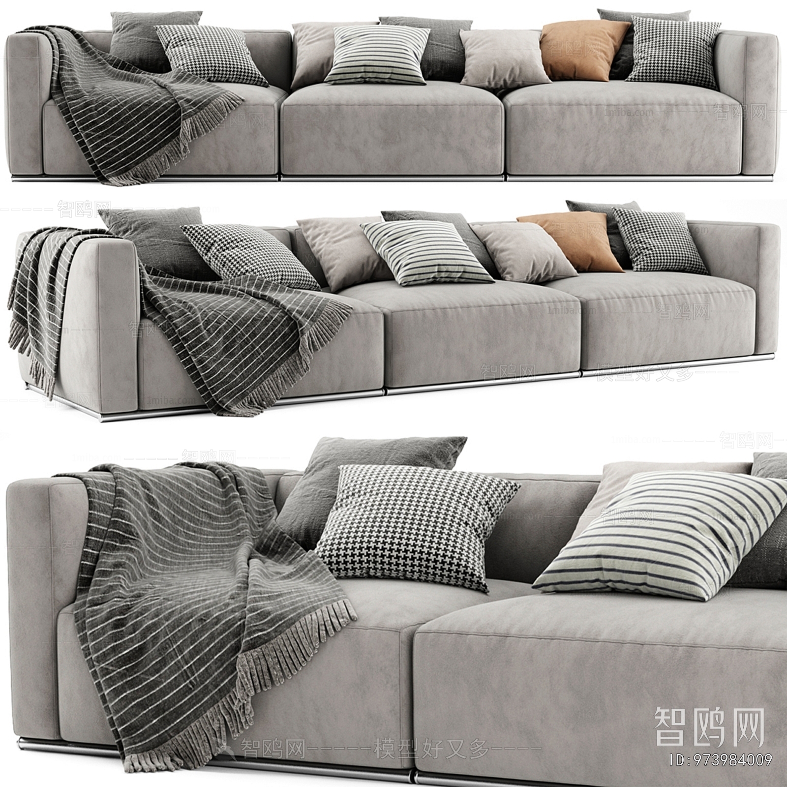 Modern Three-seat Sofa