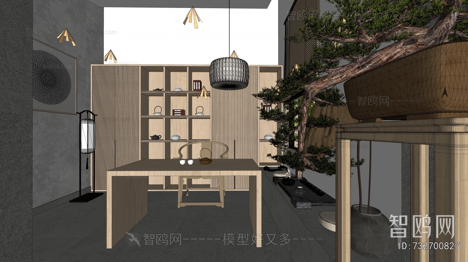 New Chinese Style Teahouse Tea House