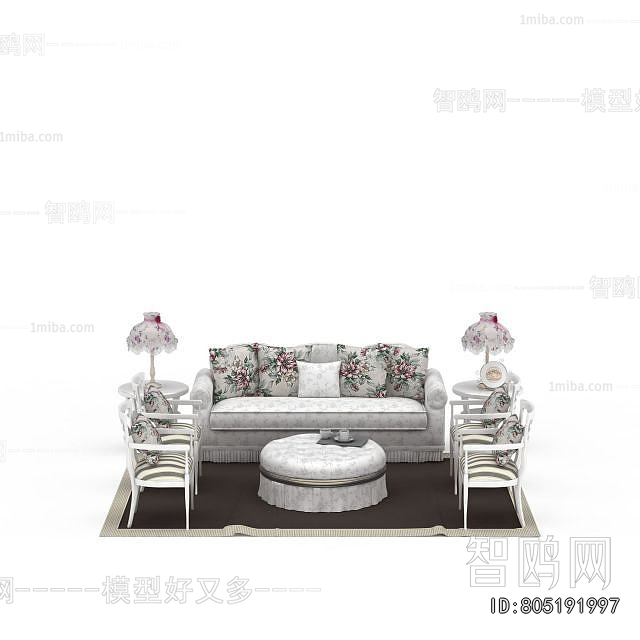 European Style Sofa Combination