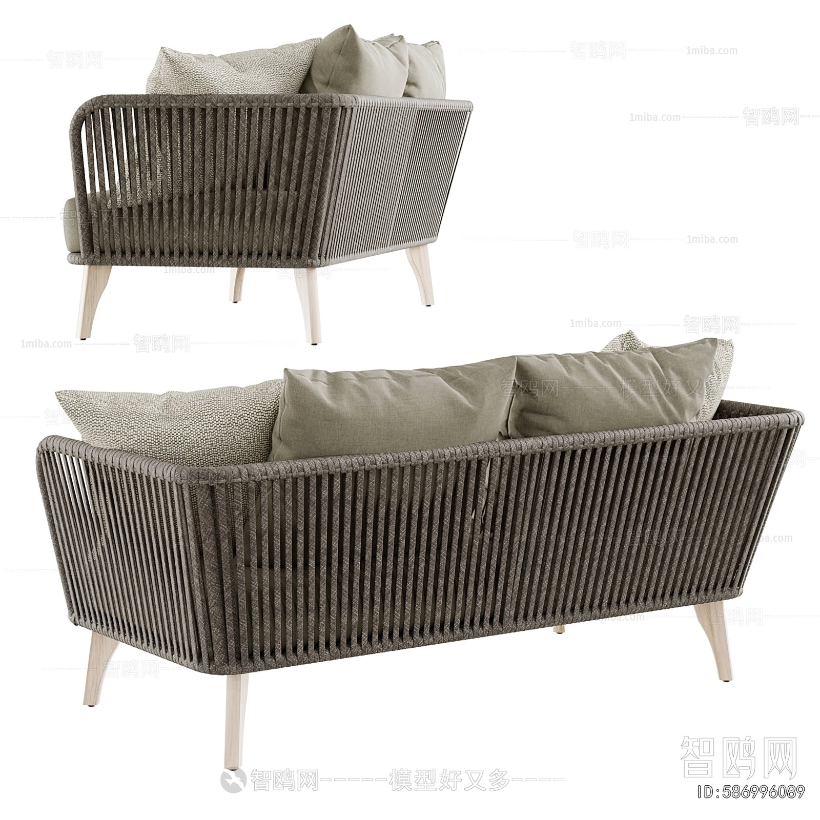 Modern Multi Person Sofa