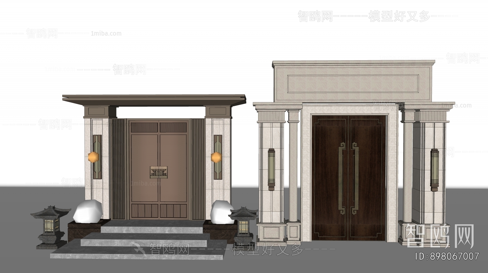 New Chinese Style Facade Element