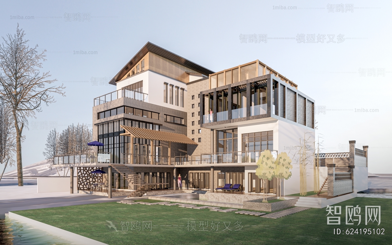 Modern Appearance Of Commercial Building