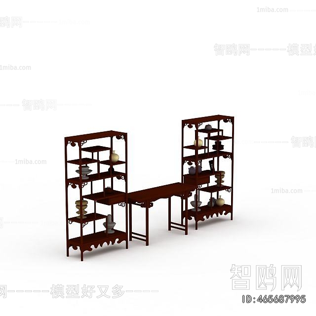 Chinese Style Antique Rack