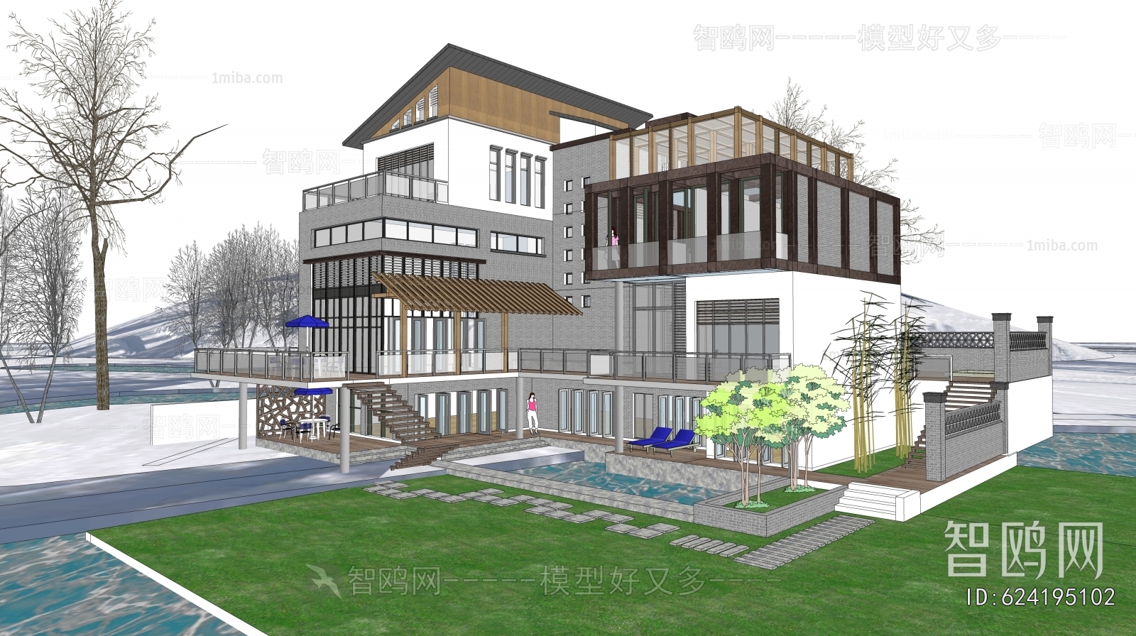 Modern Appearance Of Commercial Building