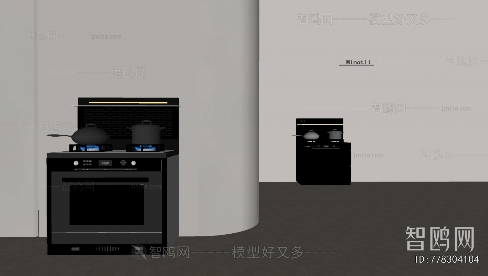 Modern Kitchen Electric Gas Range