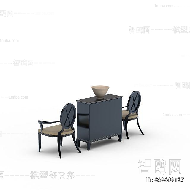 Simple European Style Single Chair