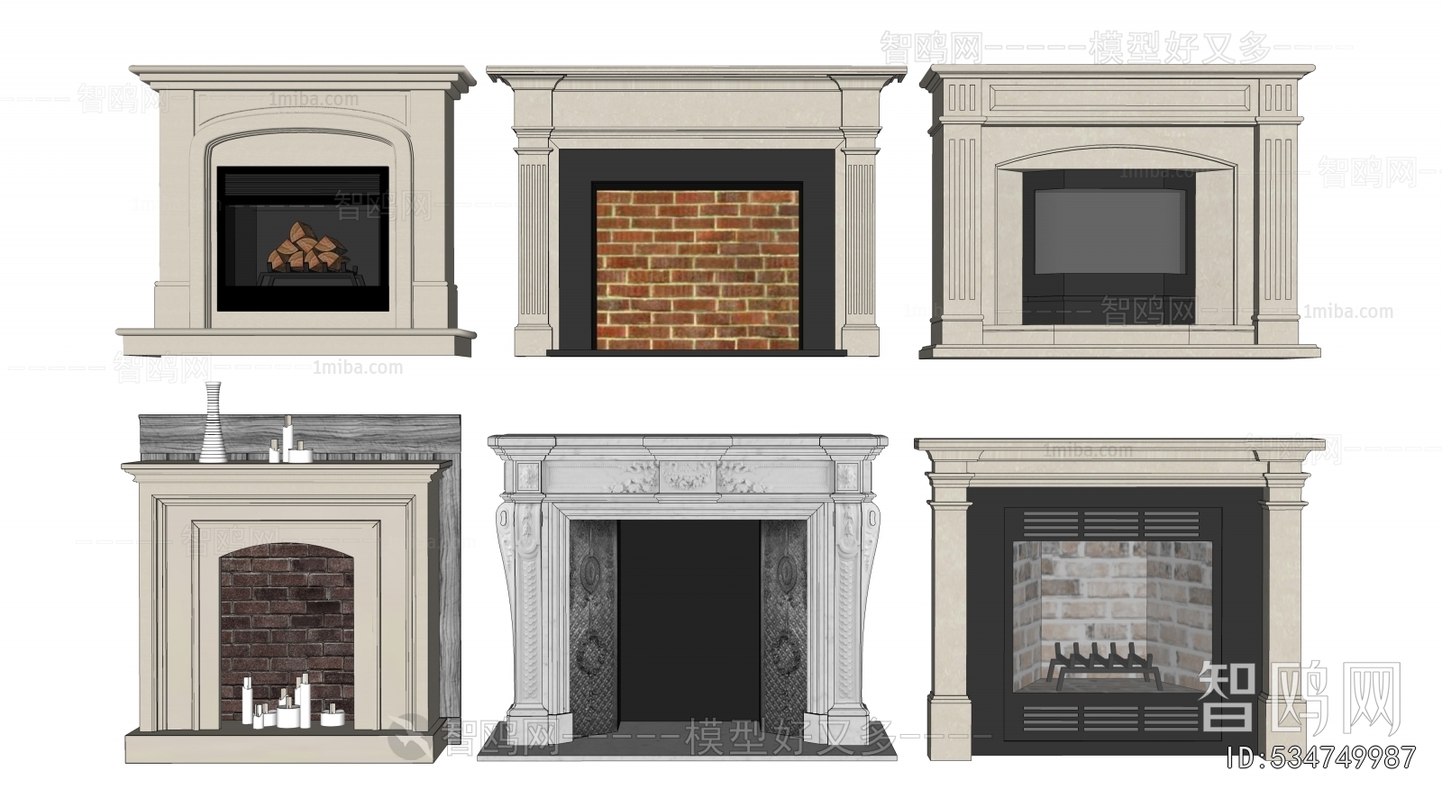 European Style Fireplace