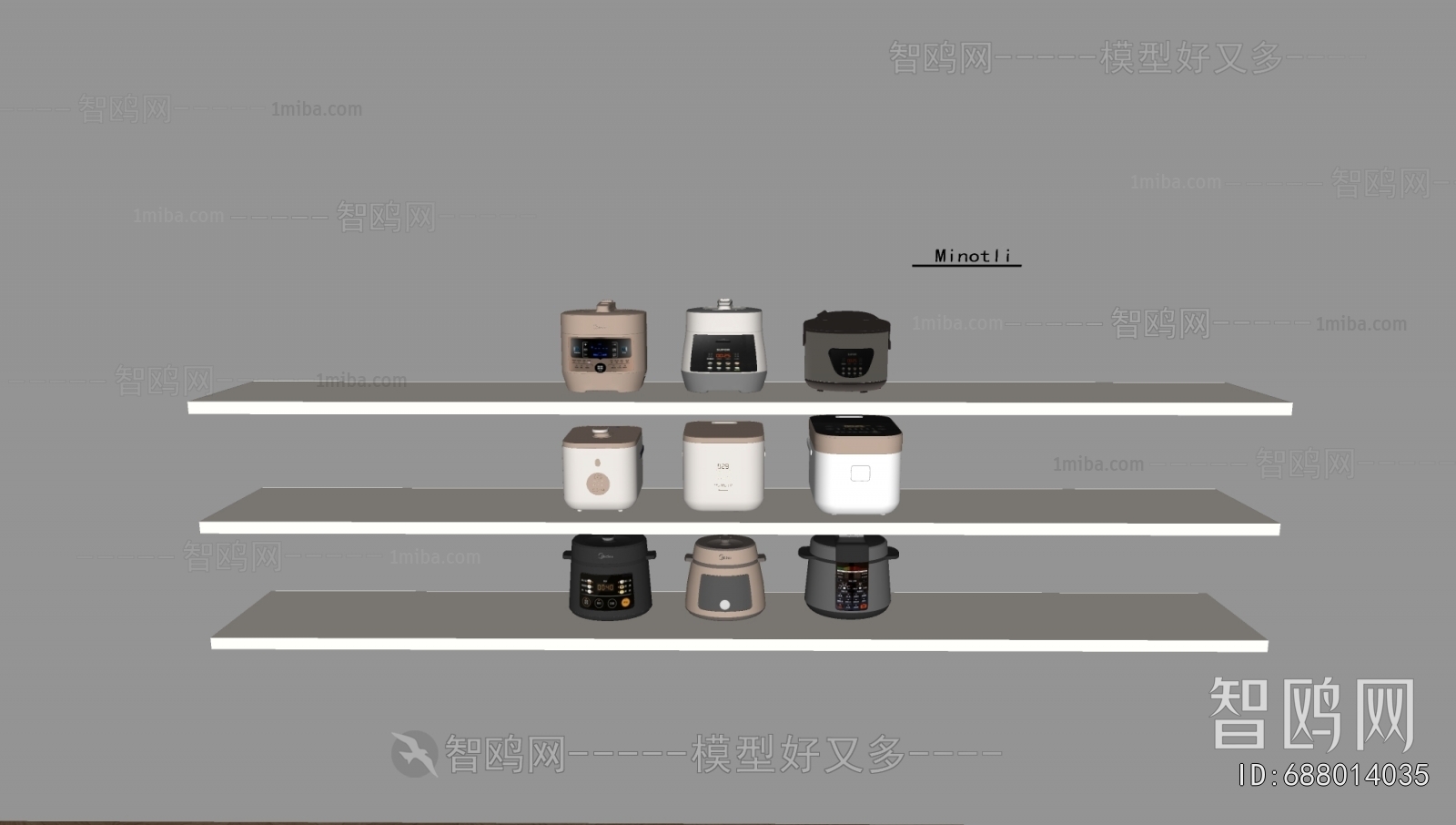 Modern Electric Kitchen Appliances