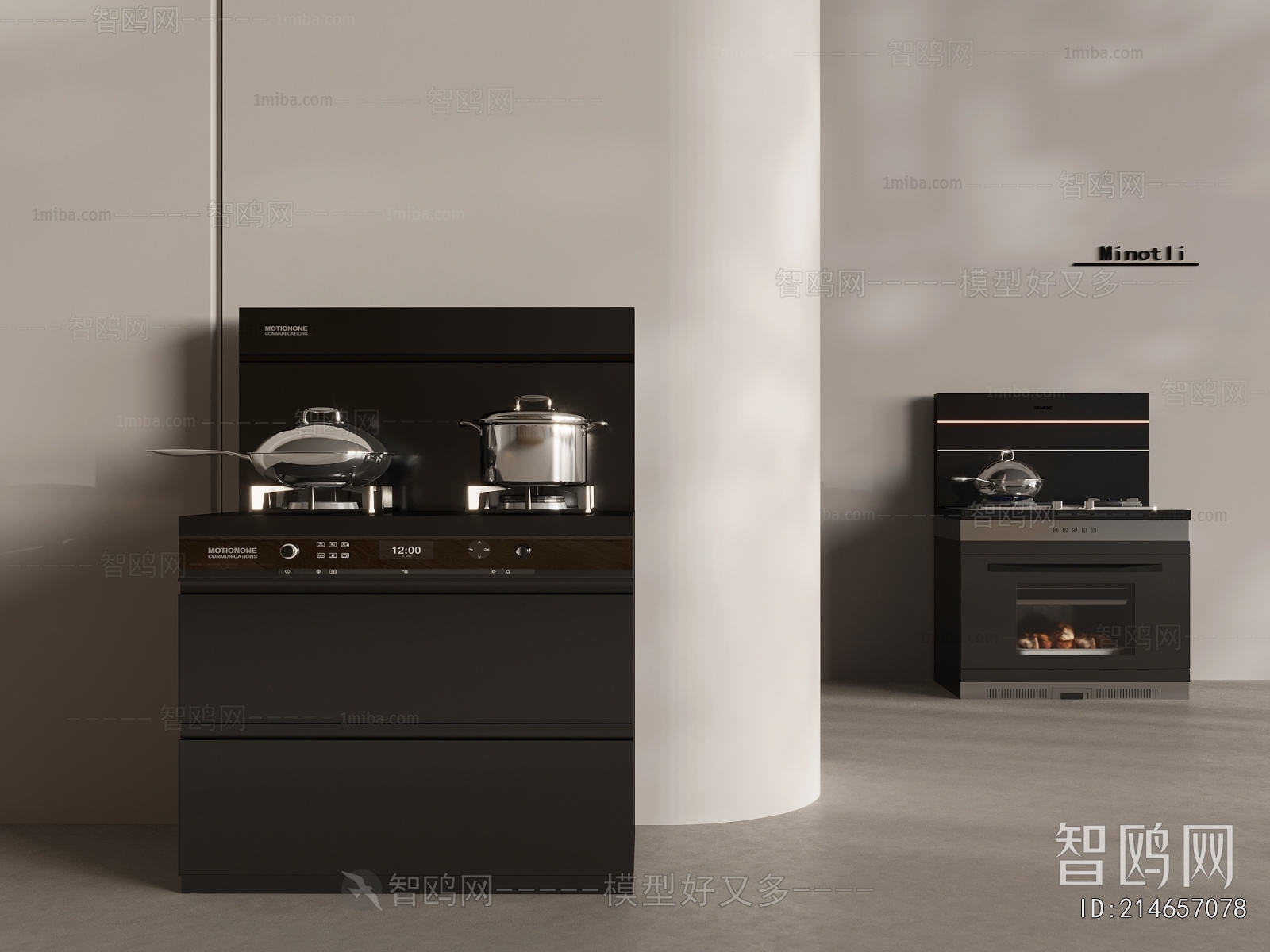 Modern Kitchen Electric Gas Range