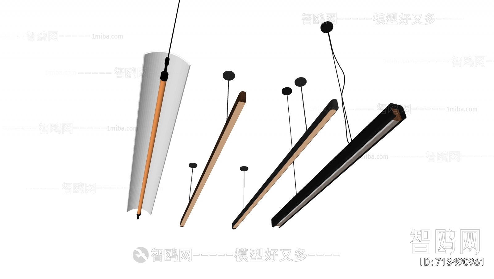 Modern Long Chandelier