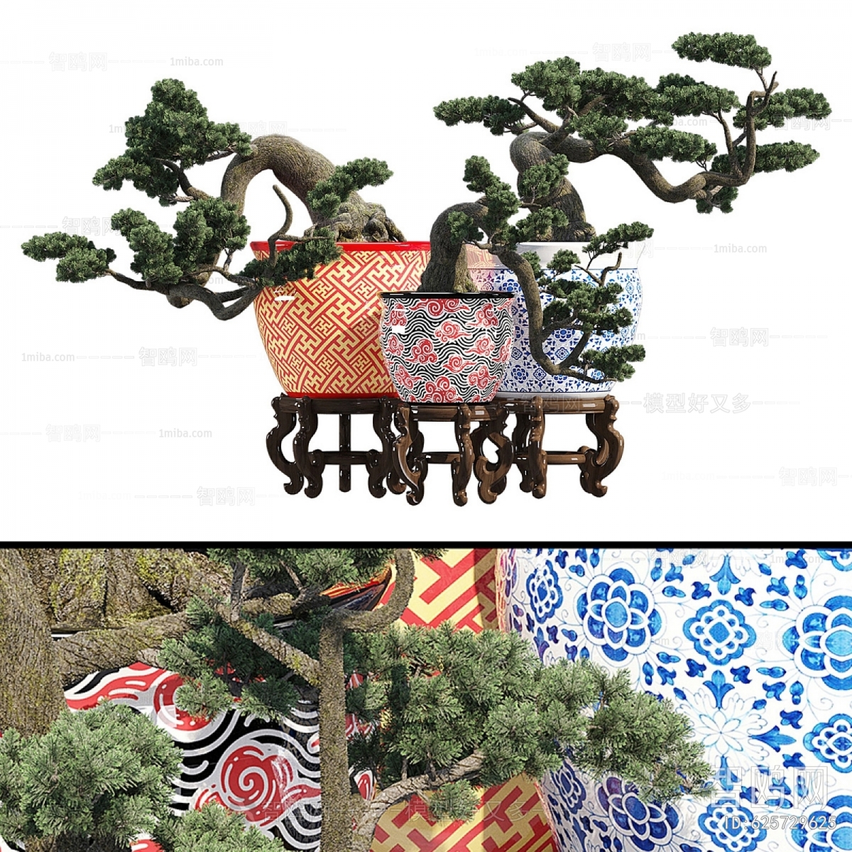 New Chinese Style Bonsai