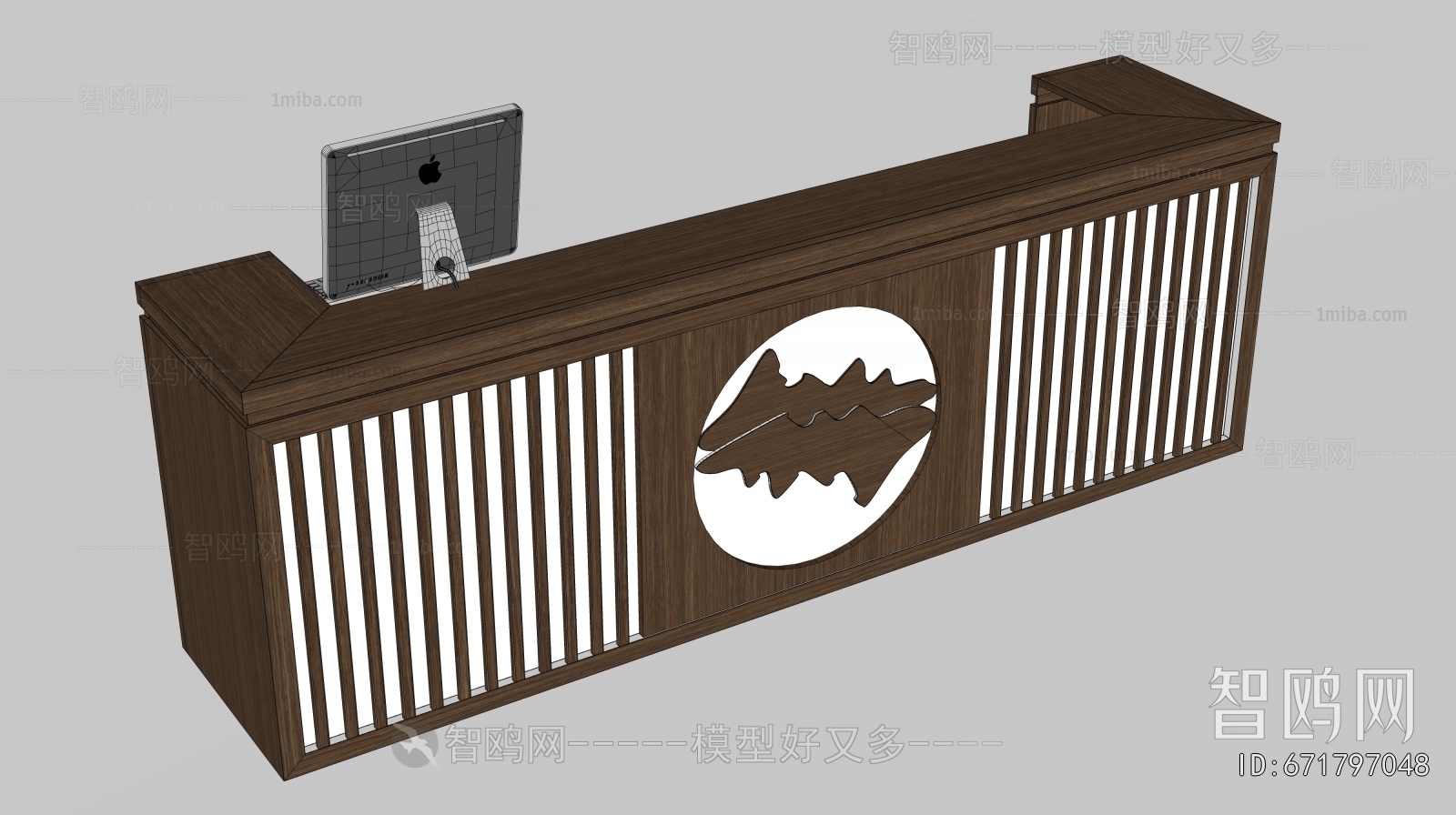 New Chinese Style Reception Desk