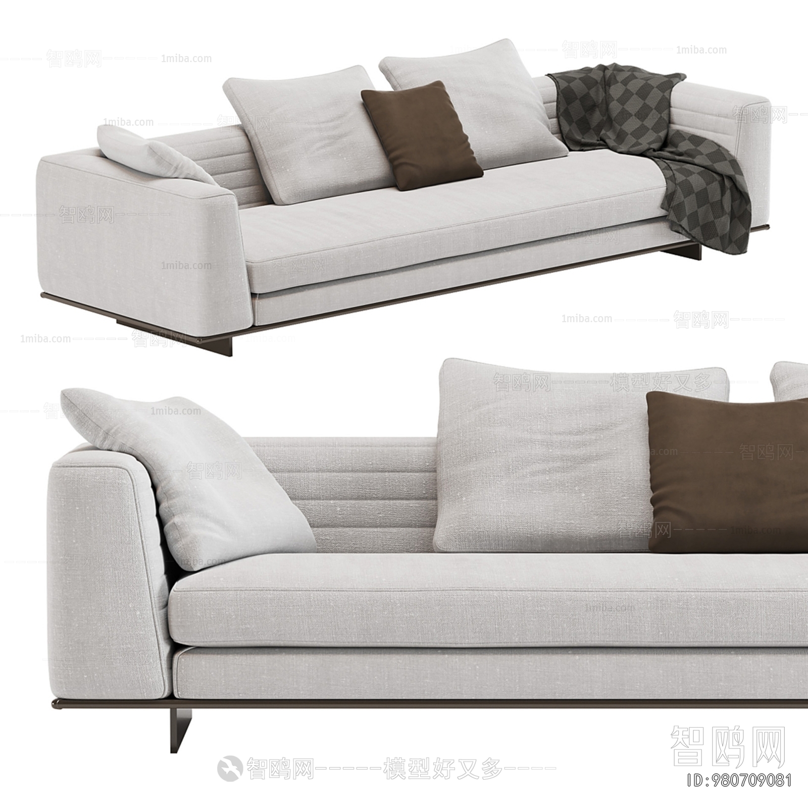 Modern Multi Person Sofa
