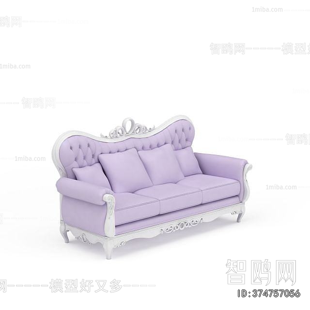 European Style Three-seat Sofa