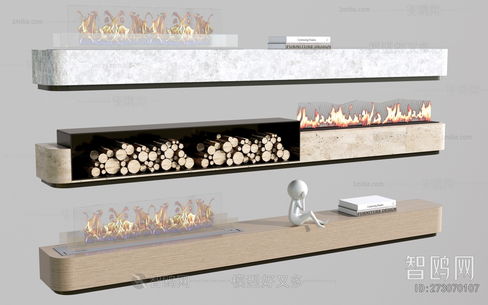 Modern Electronic Fireplace