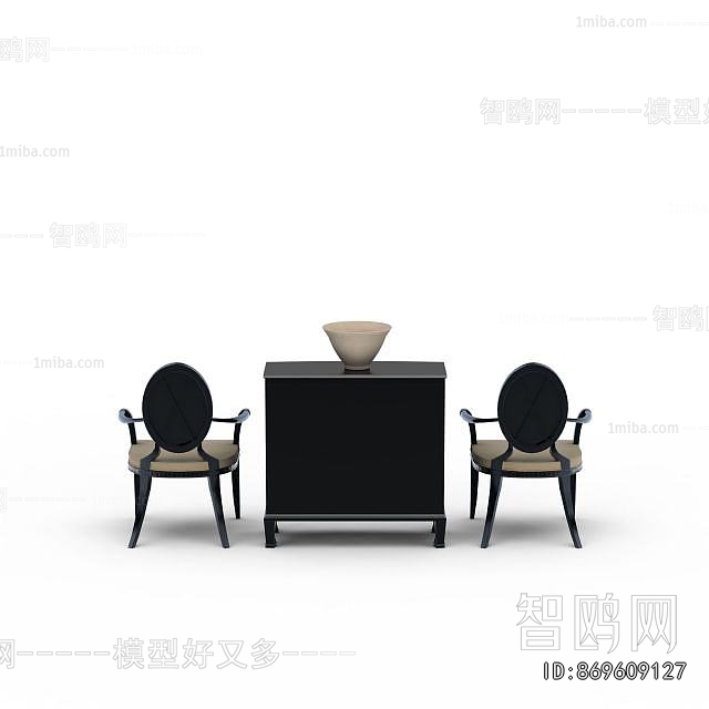 Simple European Style Single Chair