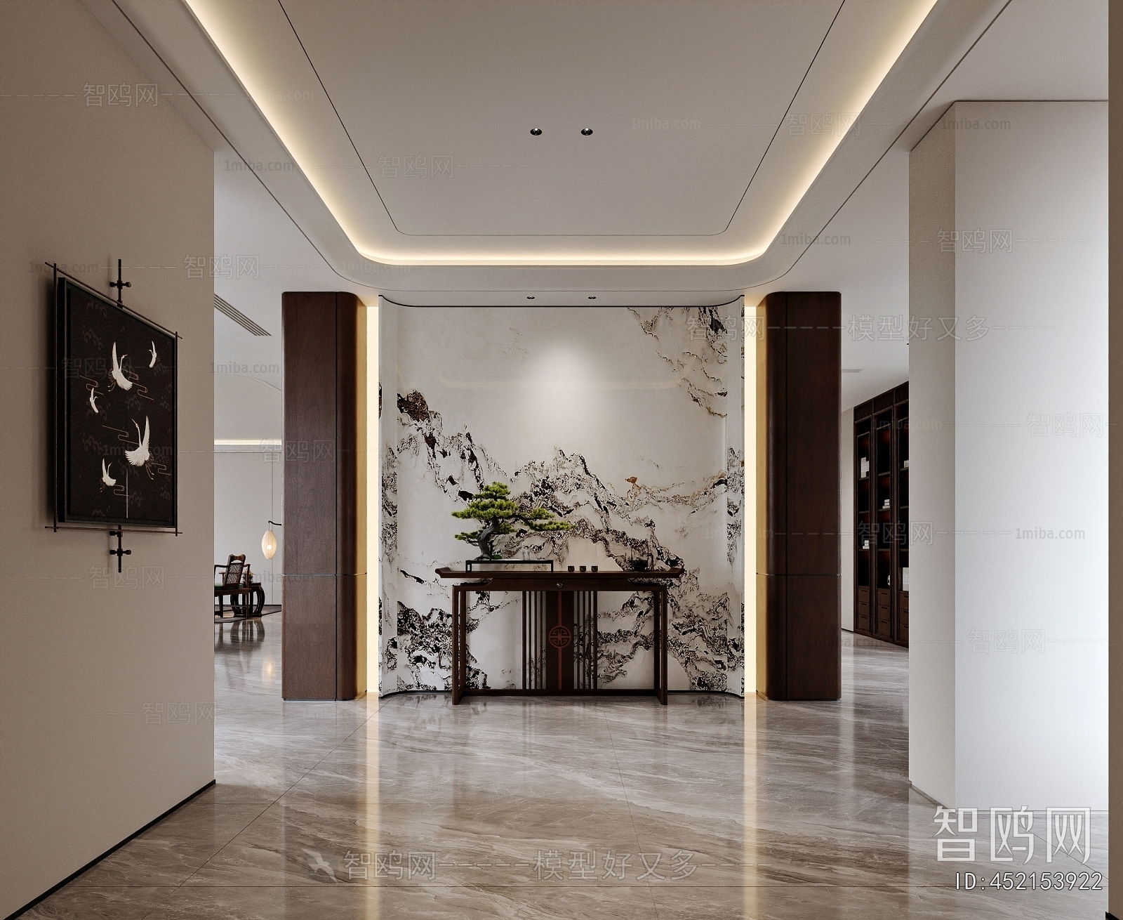 New Chinese Style Hallway