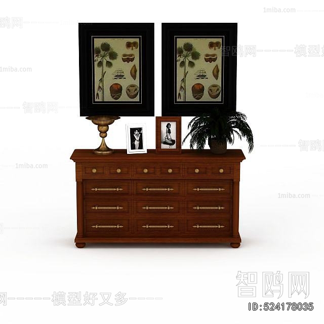 European Style Side Cabinet