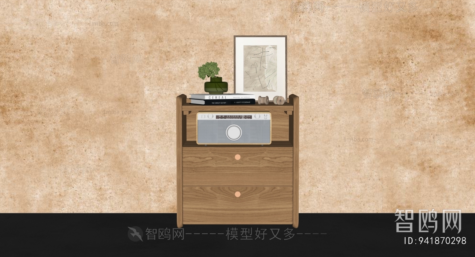 Modern Bedside Cupboard