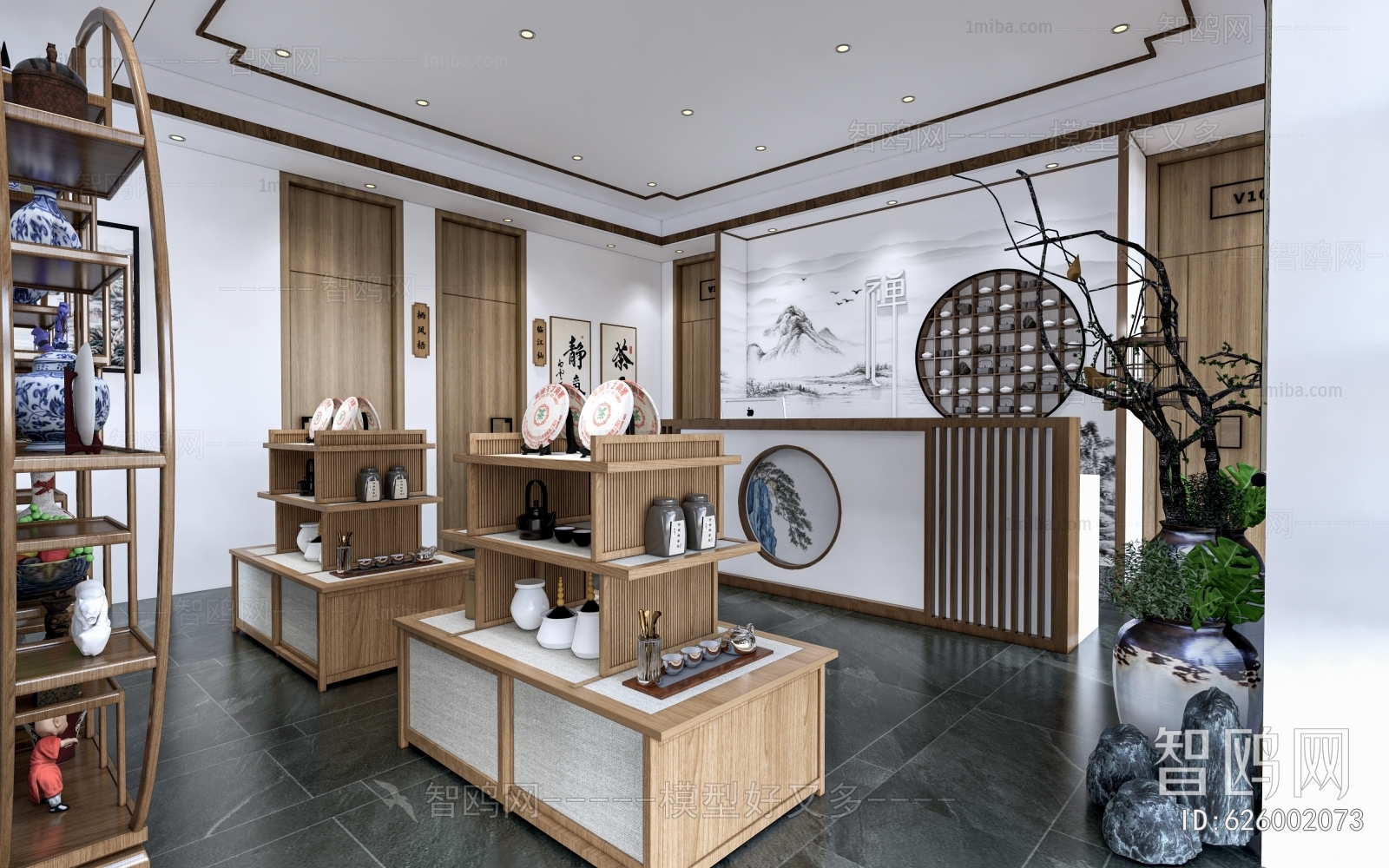 New Chinese Style Exhibition Hall