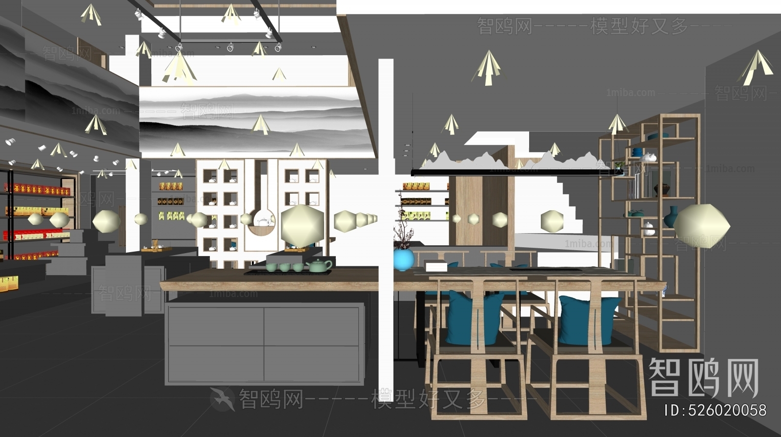 New Chinese Style Exhibition Hall