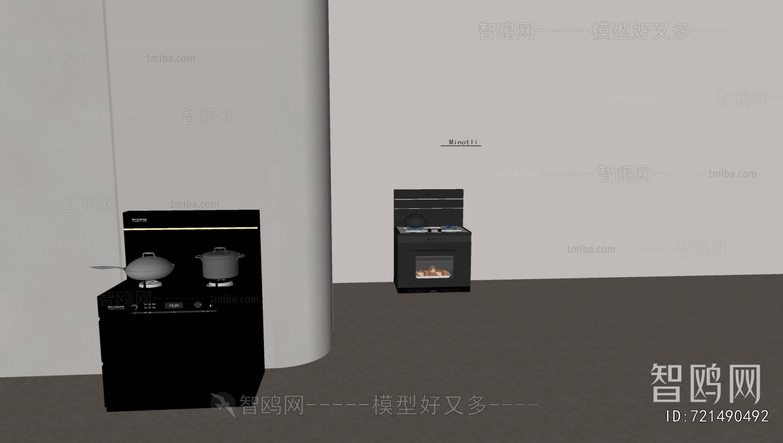 Modern Kitchen Electric Gas Range