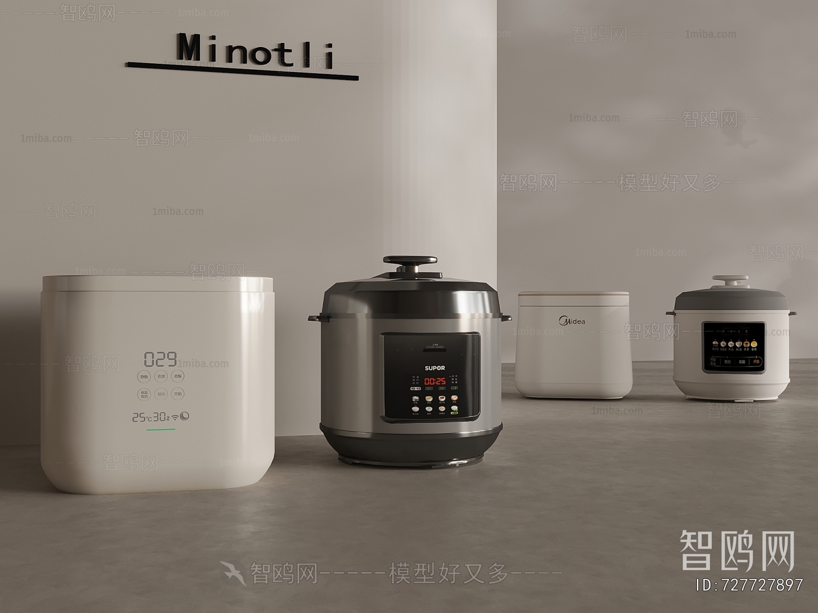 Modern Electric Kitchen Appliances