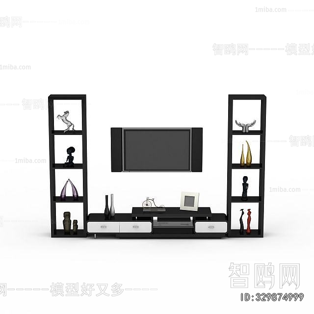 New Chinese Style TV Cabinet