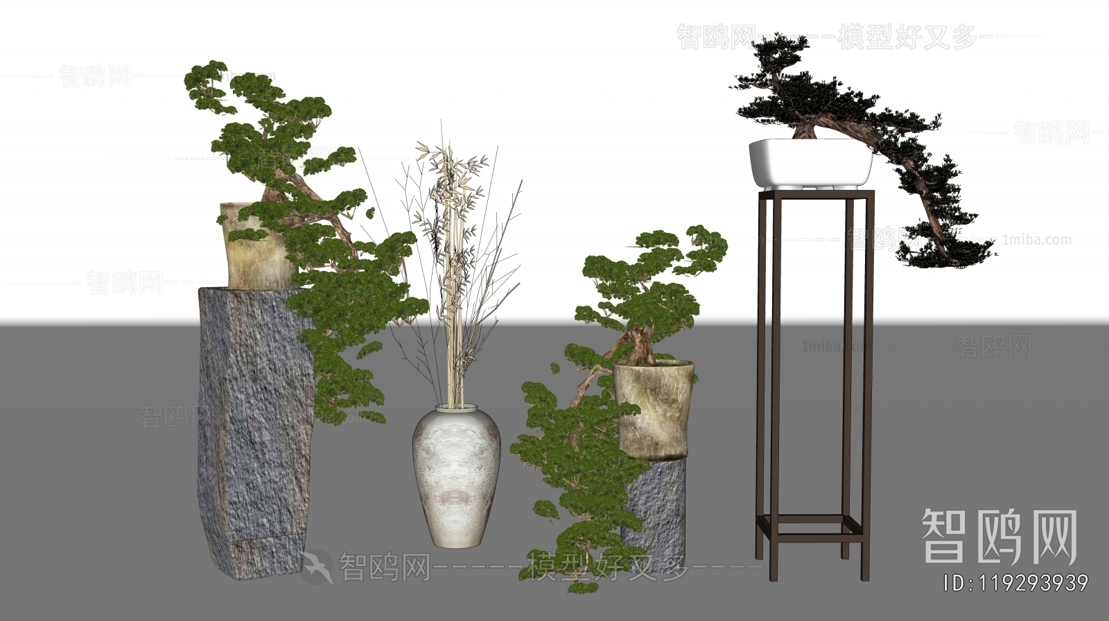 New Chinese Style Bonsai