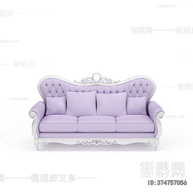 European Style Three-seat Sofa