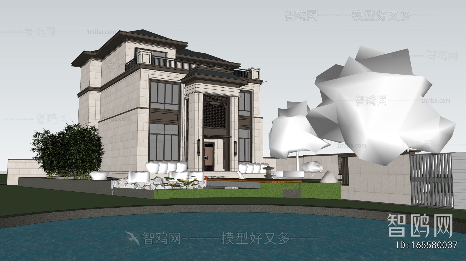 New Chinese Style Detached Villa