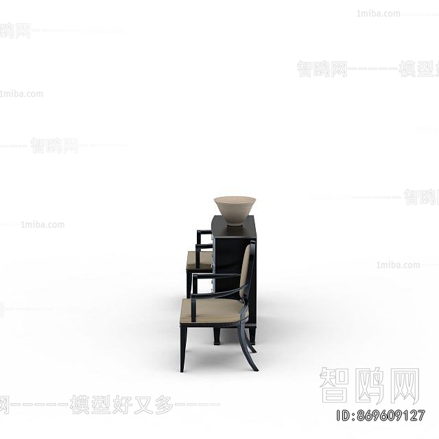 Simple European Style Single Chair