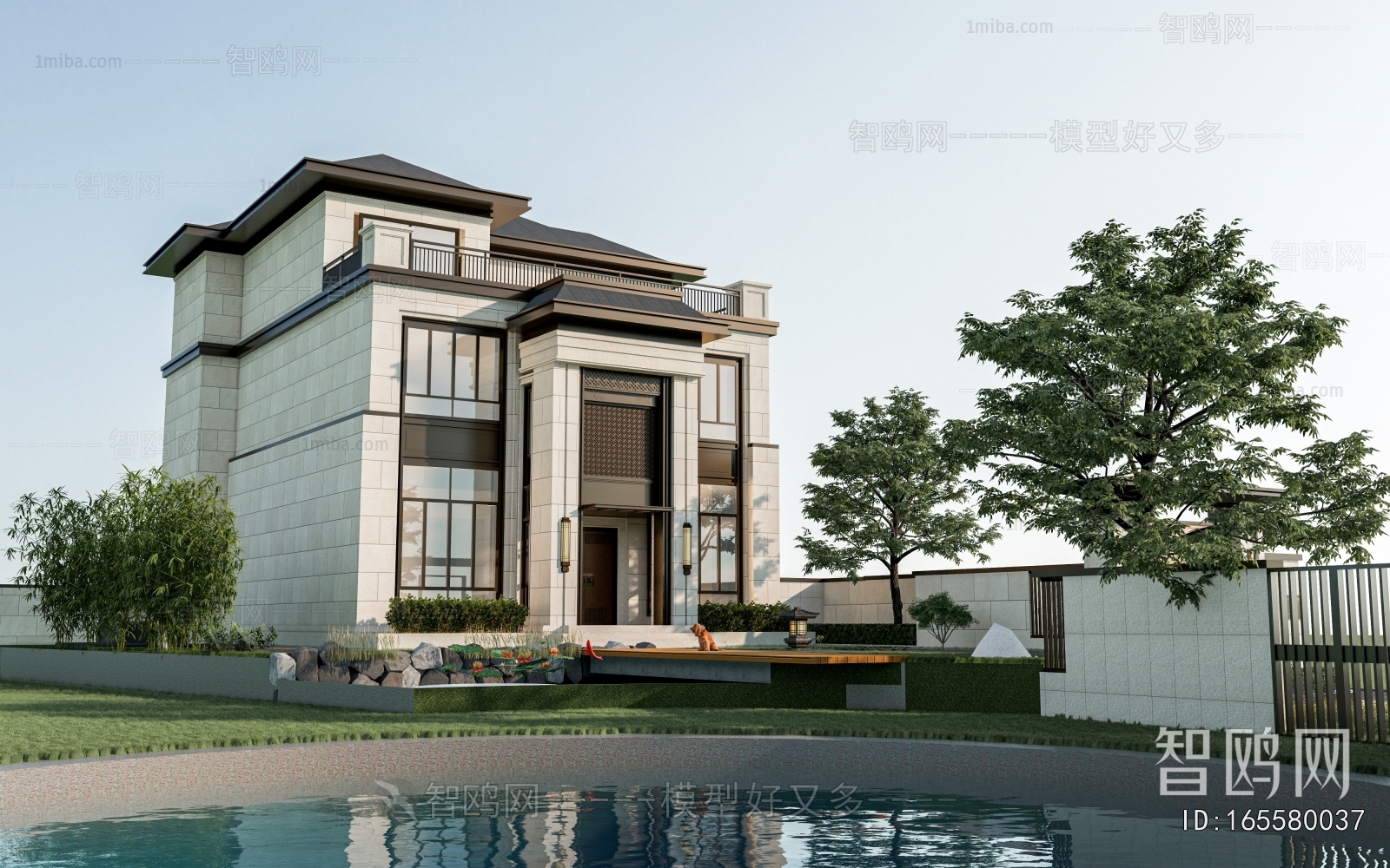 New Chinese Style Detached Villa