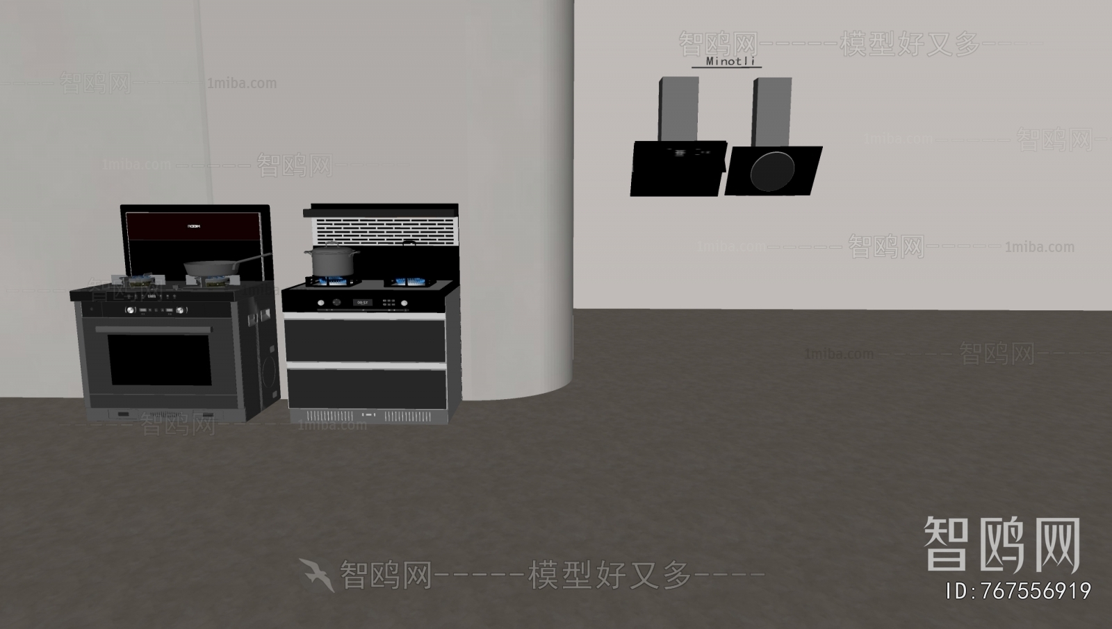 Modern Kitchen Electric Gas Range