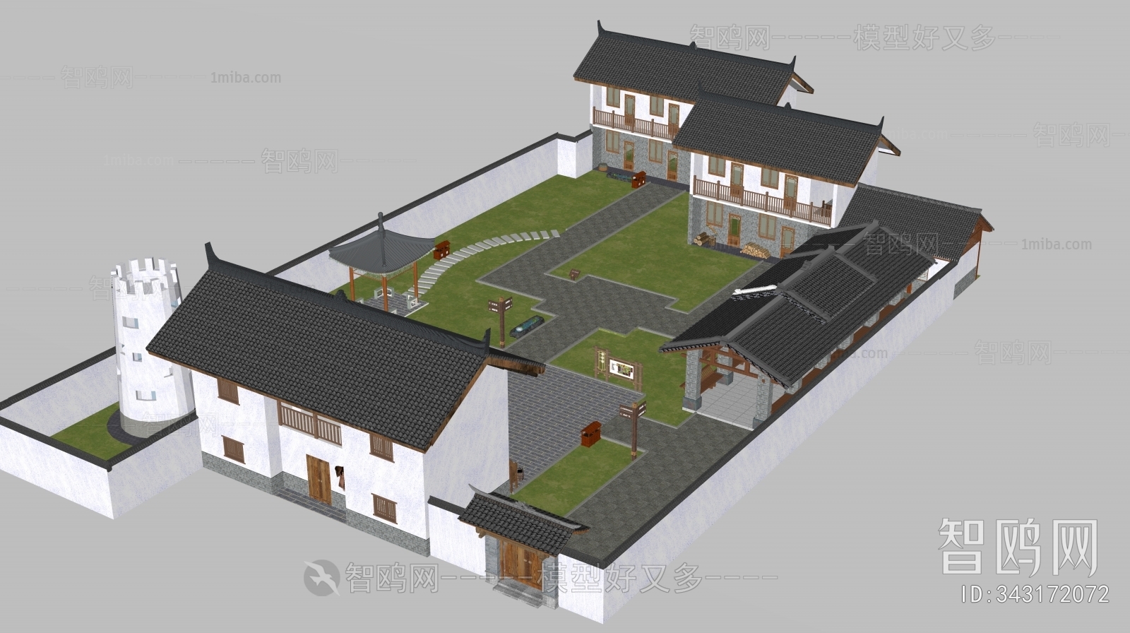 New Chinese Style Residential Building