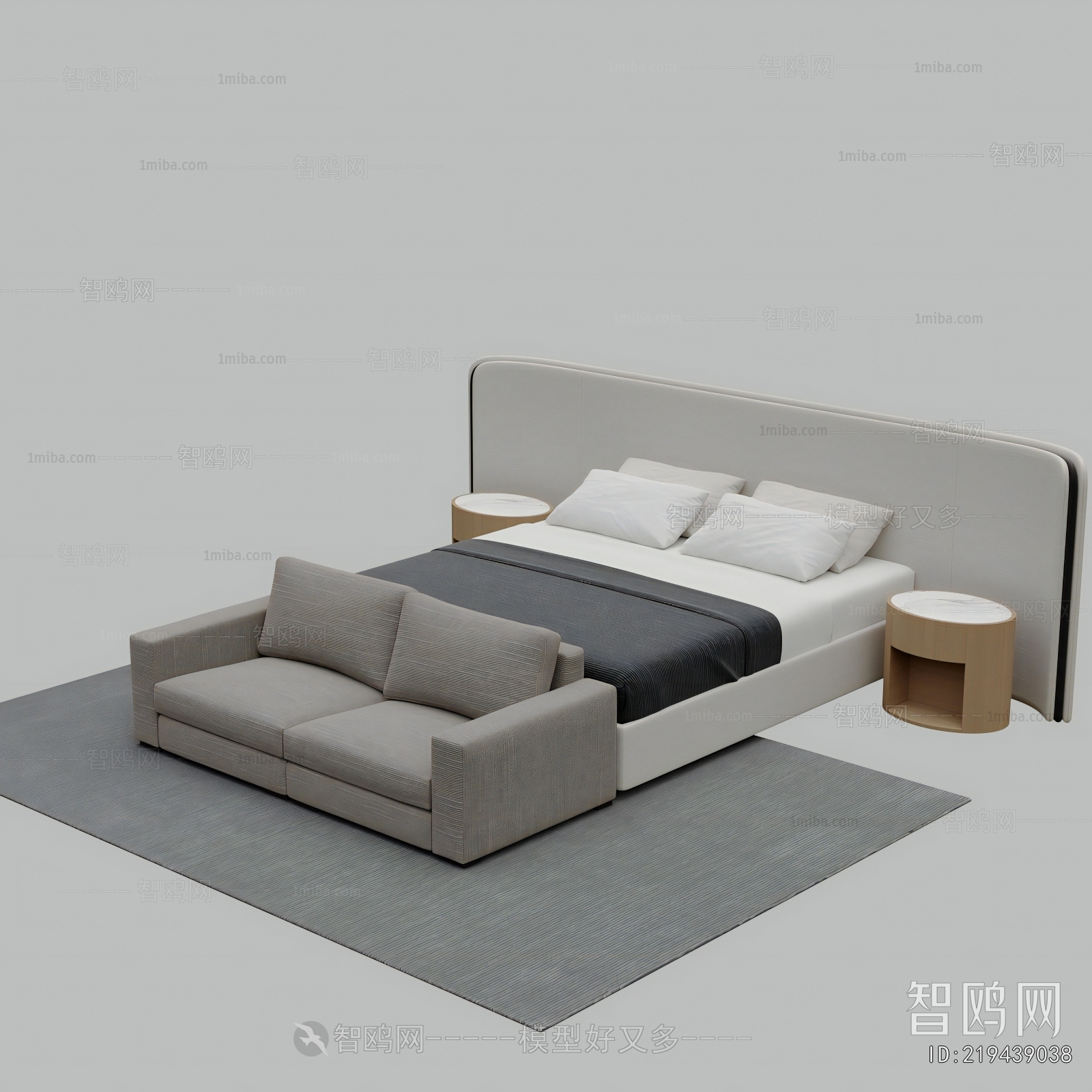 Modern Double Bed