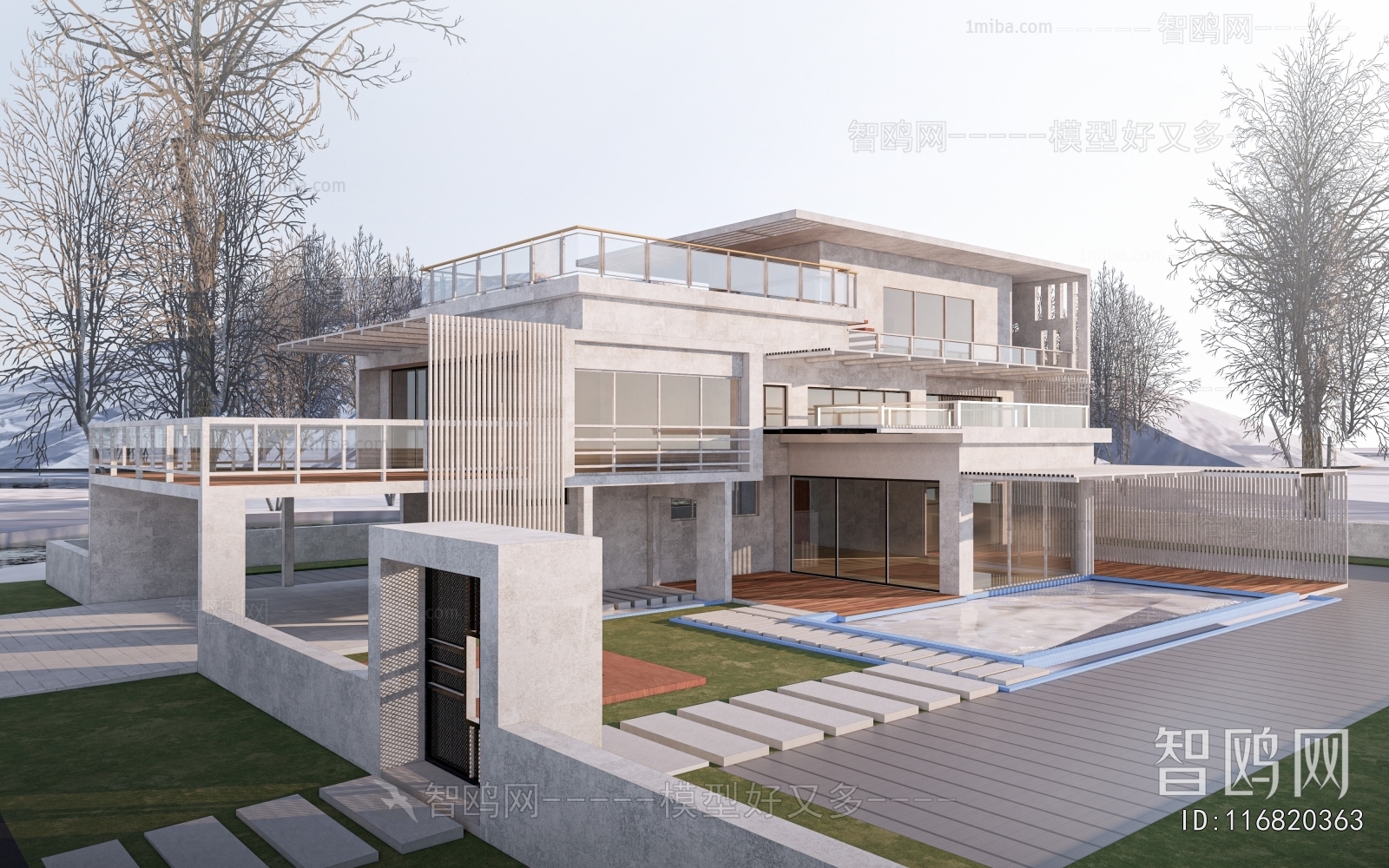 Modern Appearance Of Commercial Building