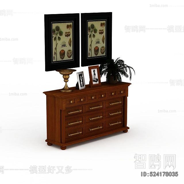 European Style Side Cabinet