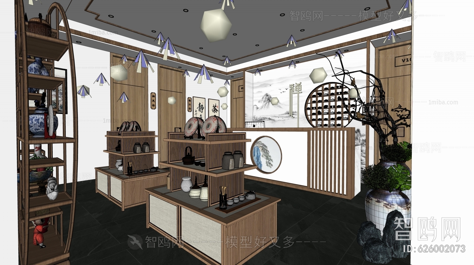 New Chinese Style Exhibition Hall