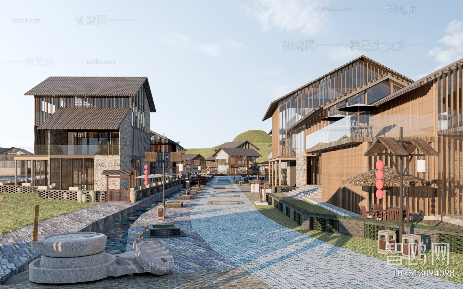 New Chinese Style Commercial Street