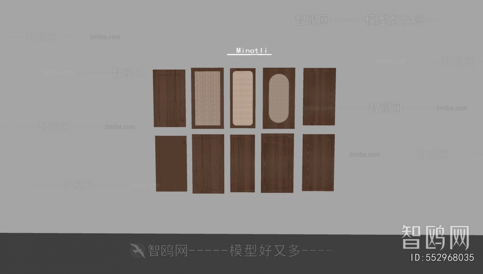 New Chinese Style Door Panel