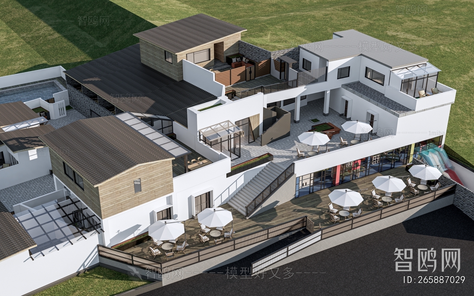 Modern Appearance Of Commercial Building