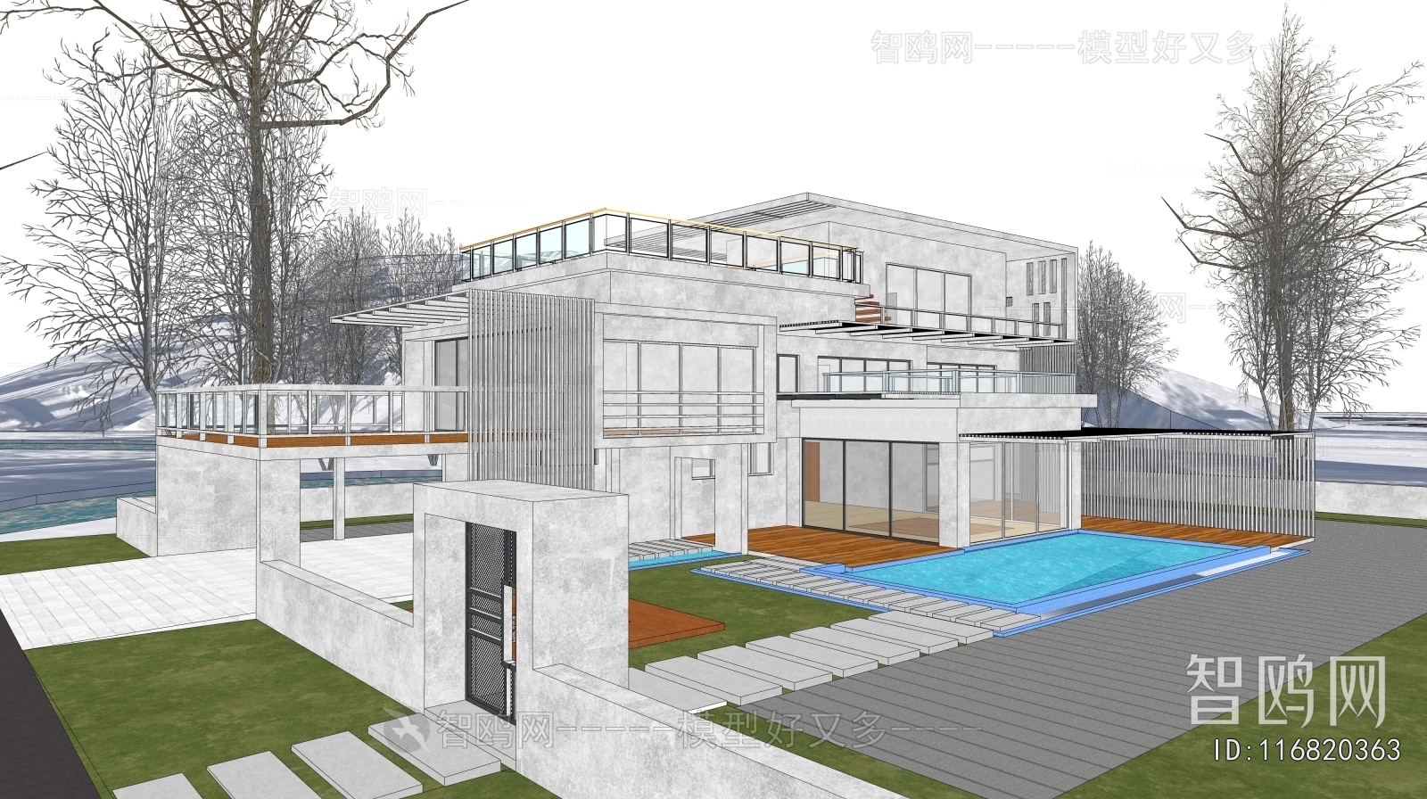 Modern Appearance Of Commercial Building