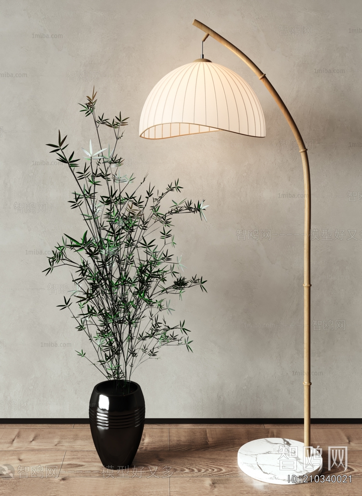 New Chinese Style Floor Lamp