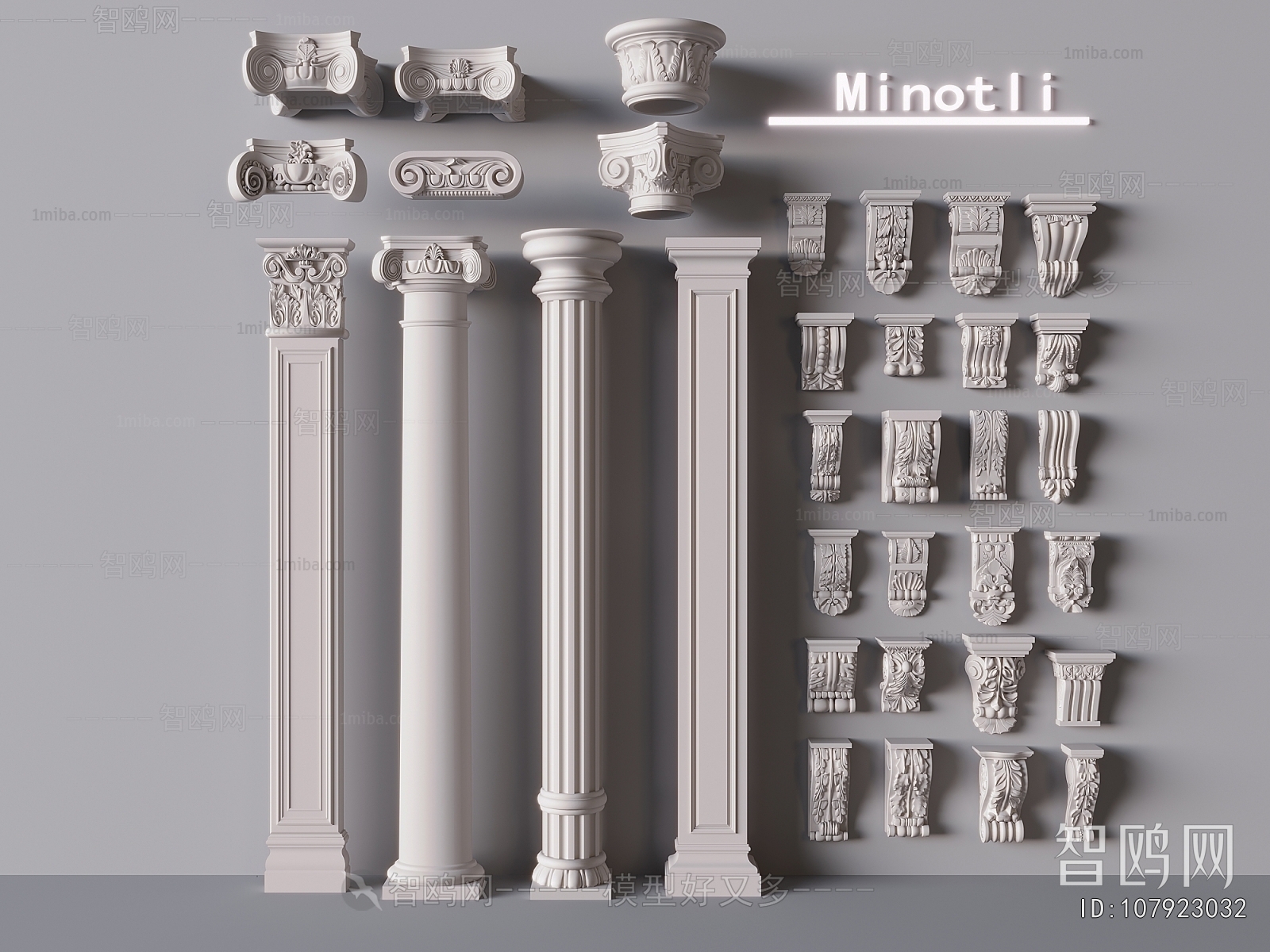 European Style Roman Pillar