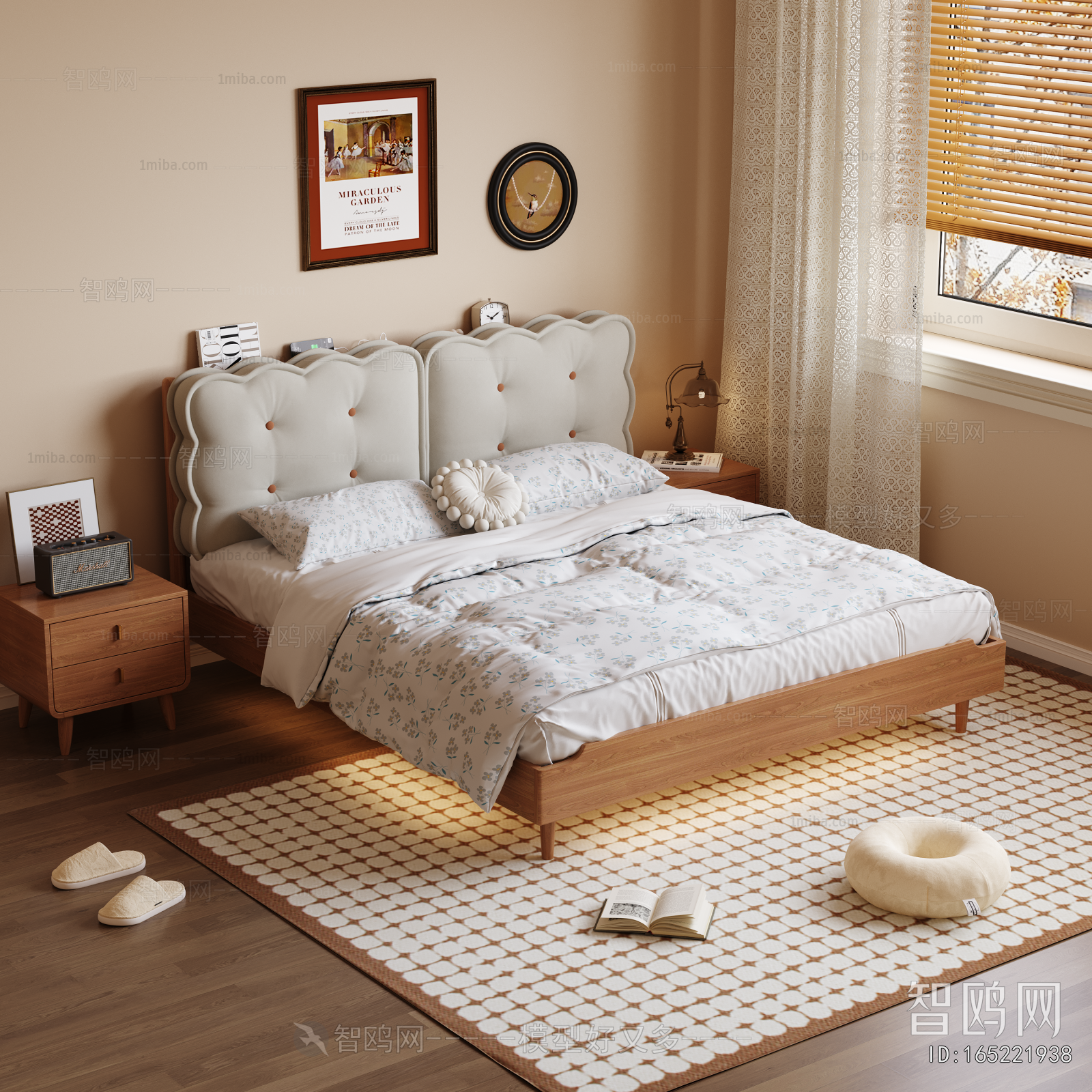 French Style Double Bed