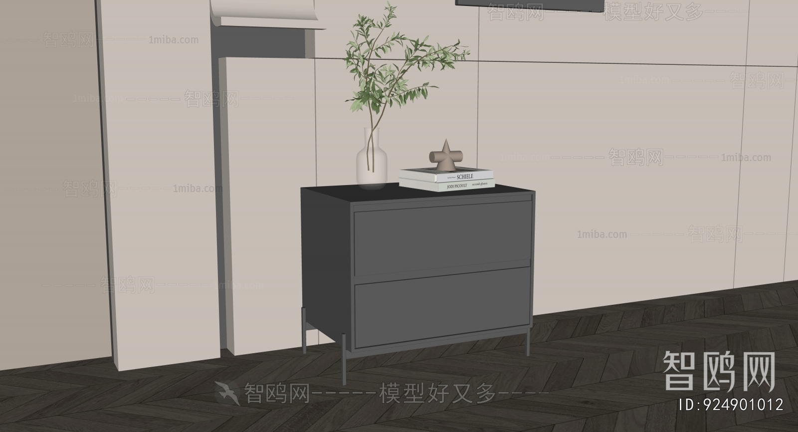 Modern Bedside Cupboard